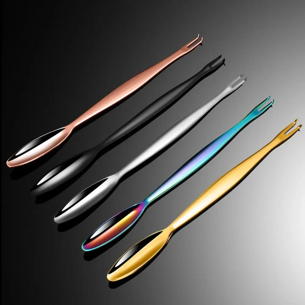 

Practical for Seafood, Fruit, Nut Double Headed Quality Fruit Fork Seafood Tools Crab Fork Lobster Spoons Crab Picking Tools