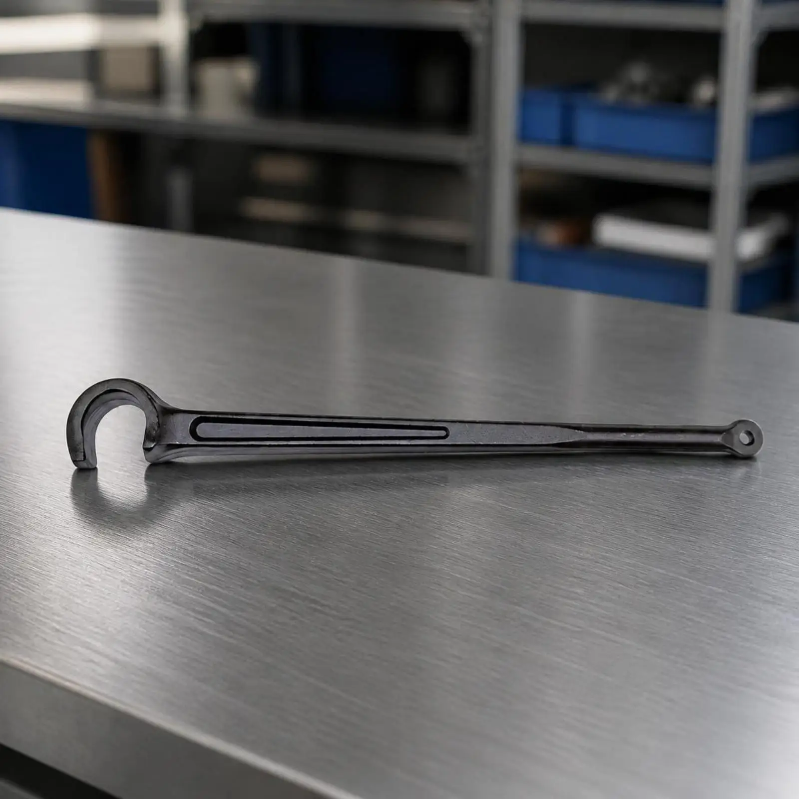 High Carbon Steel Gate Valve Wrench for Plumbing and Utility Work with Pegboard Friendly Design