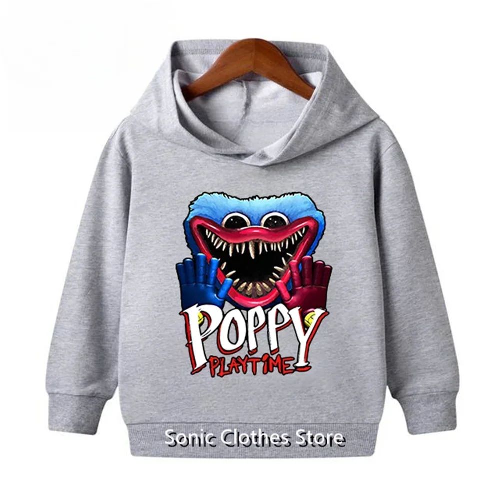 Children Clothing Poppy Hoodie Kids Sweatshirts Boys Girls Fashion Spring Fall Hip Hop Hoody Kids Long sleeve Casual Tops