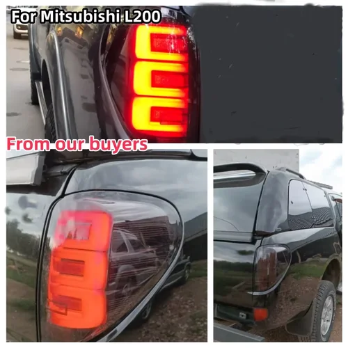 Imagen 2 del producto Luces traseras para Mitsubishi L200 Triton Colt 2005-2015 ajuste freno trasero lámpara antiniebla luces de señal de giro impermeables izquierda derecha