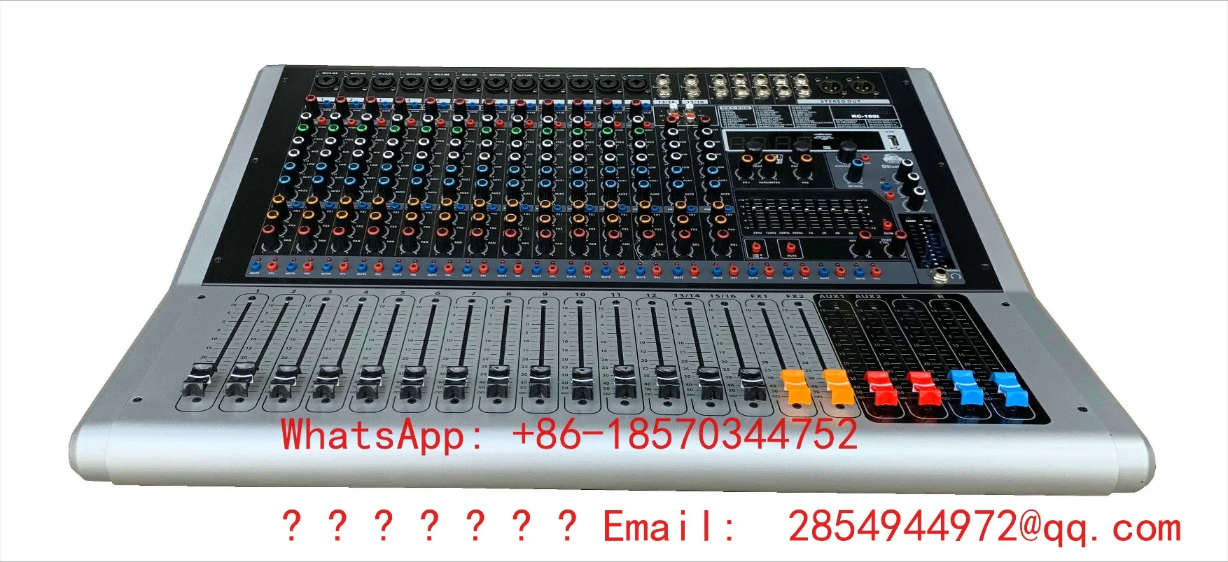 Recommended Cost-effective Dual-effect Built-in Sound Card USB Bluetooth 8-16 Mixer for Small and Medium-sized Performances