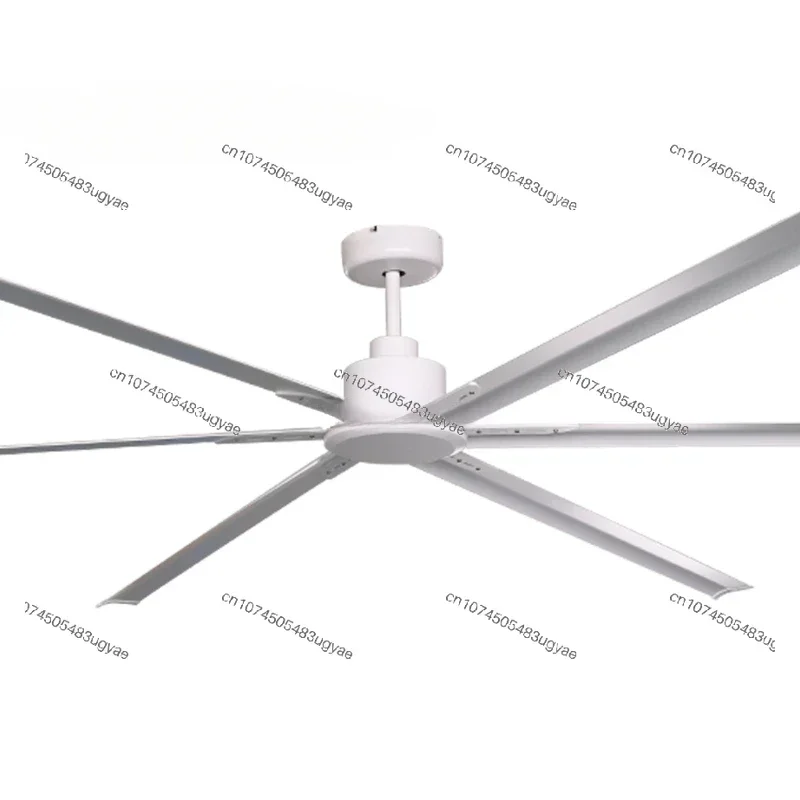 Industrial 120 inch big fan ceiling 6 aluminum blades dc motor large ceiling fan