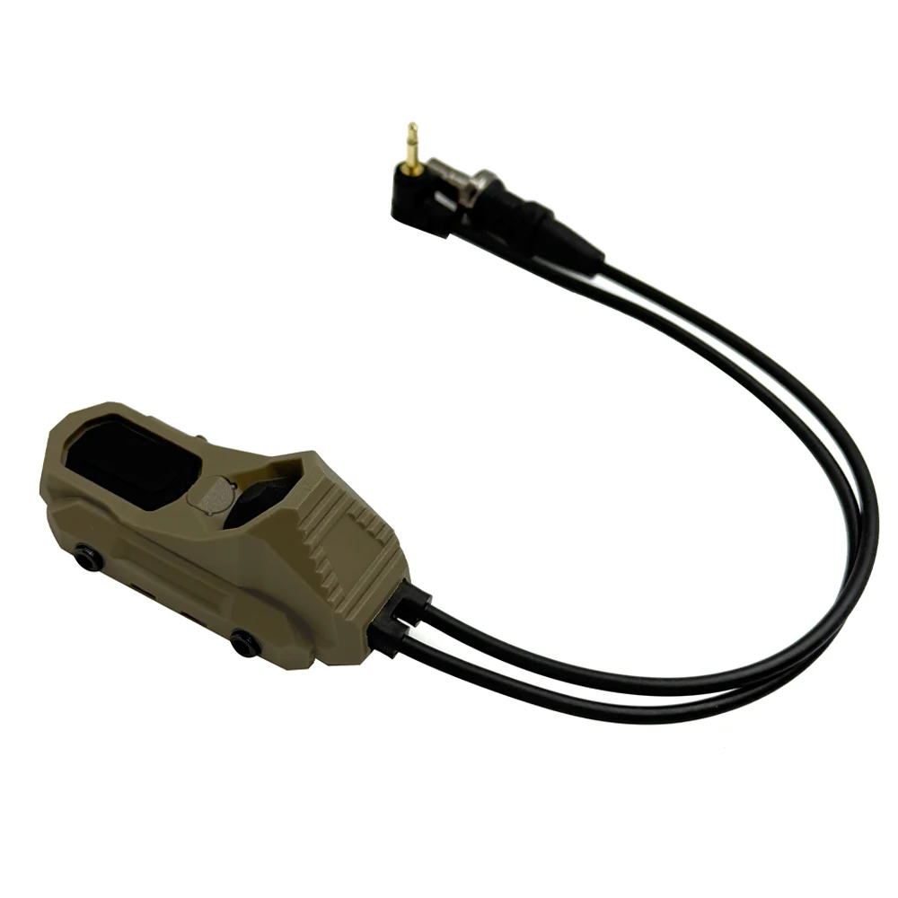 Tactical AXON Remote In-Line Dual Function Pressure Switch Flashlight PEQ NGAL Laser Pushbutton SF/2.5///Crane Plugs