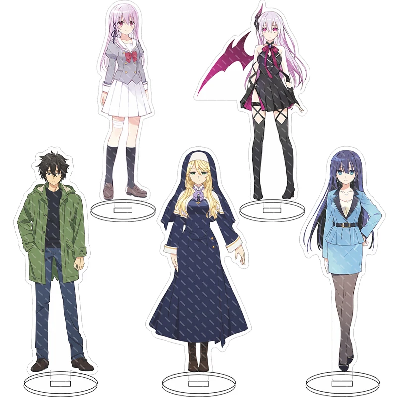 Figurine Anime en Acrylique 16CM Engage Kiss Ogata Shu Kisara Yugiri Ayano Sharon Hollygrail Cosplay Cadeaux de Noël Ornements de Présentation