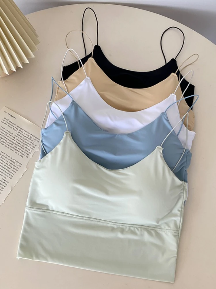 

2025 Women Sport Yoga Bra Sexy Running Gym Vest Seamless Breathable Tank Top Womens Underwear Adjustable Shoulder Strap Camisole