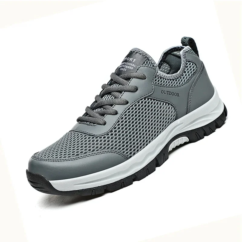 Outdoor Men Hiking Shoes 2023 Breathable Man comfort sneakers Boots Desert Training Sneakers Anti-Slip Trekking Shoes Plus
