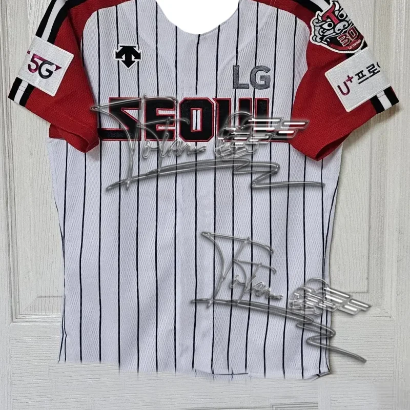 

Spring/summer 2025 new arrival style LG Twins replica baseball shirt short sleeve for men and women leisure sports MOTO