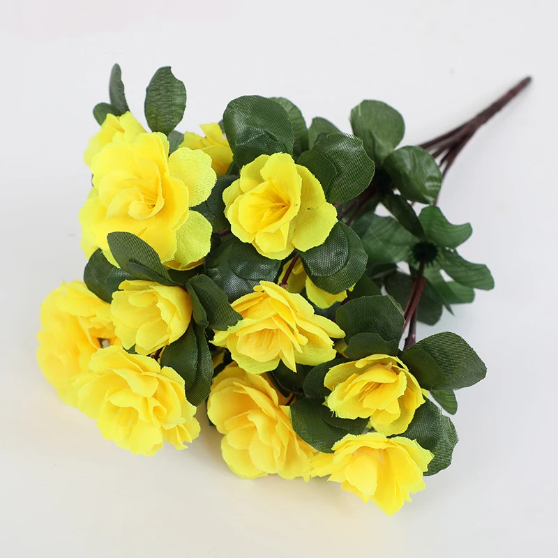 1/3 Peças 33cm Flor Artificial Rosa Buquê Falso Decoração de Casa Planta Ornamental Artesanato DIY Guirlanda Decoração de Casamento Dia dos Namorados