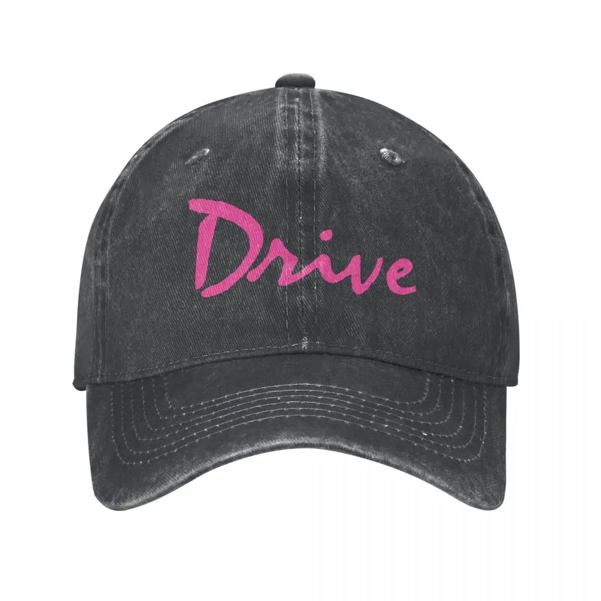 Drive Ryan Gosling Movie Title Pink Synthwave Vaporwave Cowboy Hat Thermal Visor Snap Back Hat Rugby Caps For Women Men's