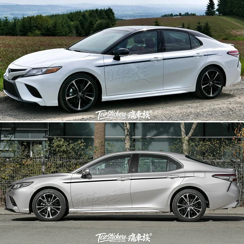 

FOR Toyota Camry 2019 2020 2021 2022 New Custom Stickers Vinyl Car Decals Body Sports Decorative Accessories Car Films