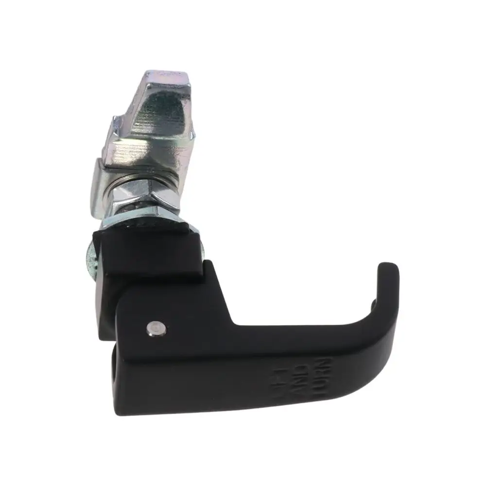 2 قطعة السلس الفولاذ المقاوم للصدأ رفع وتحول المزالج الأسود 2.5 "L X 2.1" واط ضغط مزلاج قابل للتعديل قبضة مقبض الباب #5