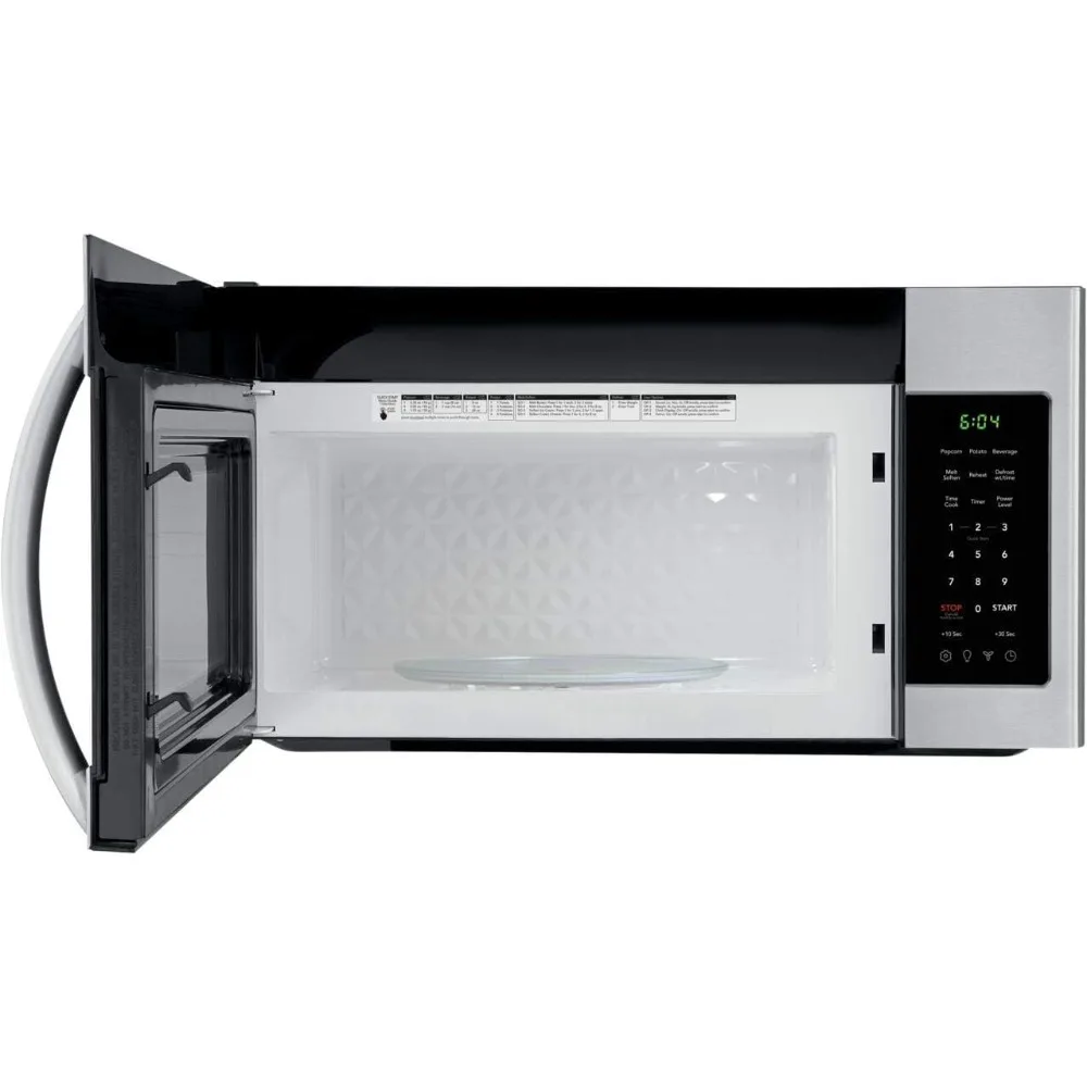 30" Microwave with 1.8 Cu. Ft. Capacity, 1000 Cooking Watts, Child Lock and 300 CFM, Stainless Steel Over The Range Microwave