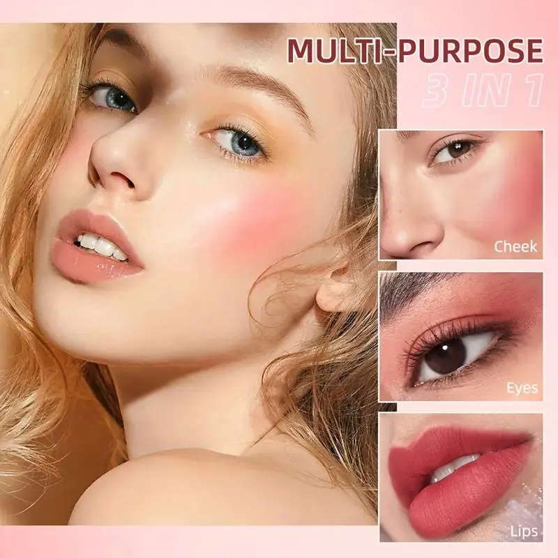 NEW Liquid Blush Contour Matte Blusher Light Up Face Pigment Makeup Natural Moisturizing Rouge Cream Cheek Tint Peach Blush