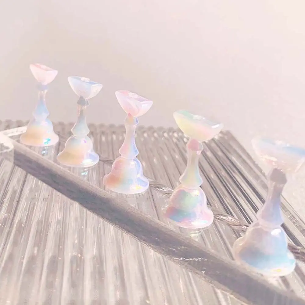 

DIY Nail Practice Tool Salon Magnetic Nail Art Palette False Nail Display Stand Aurora Nail Holder Nail Showing Shelf