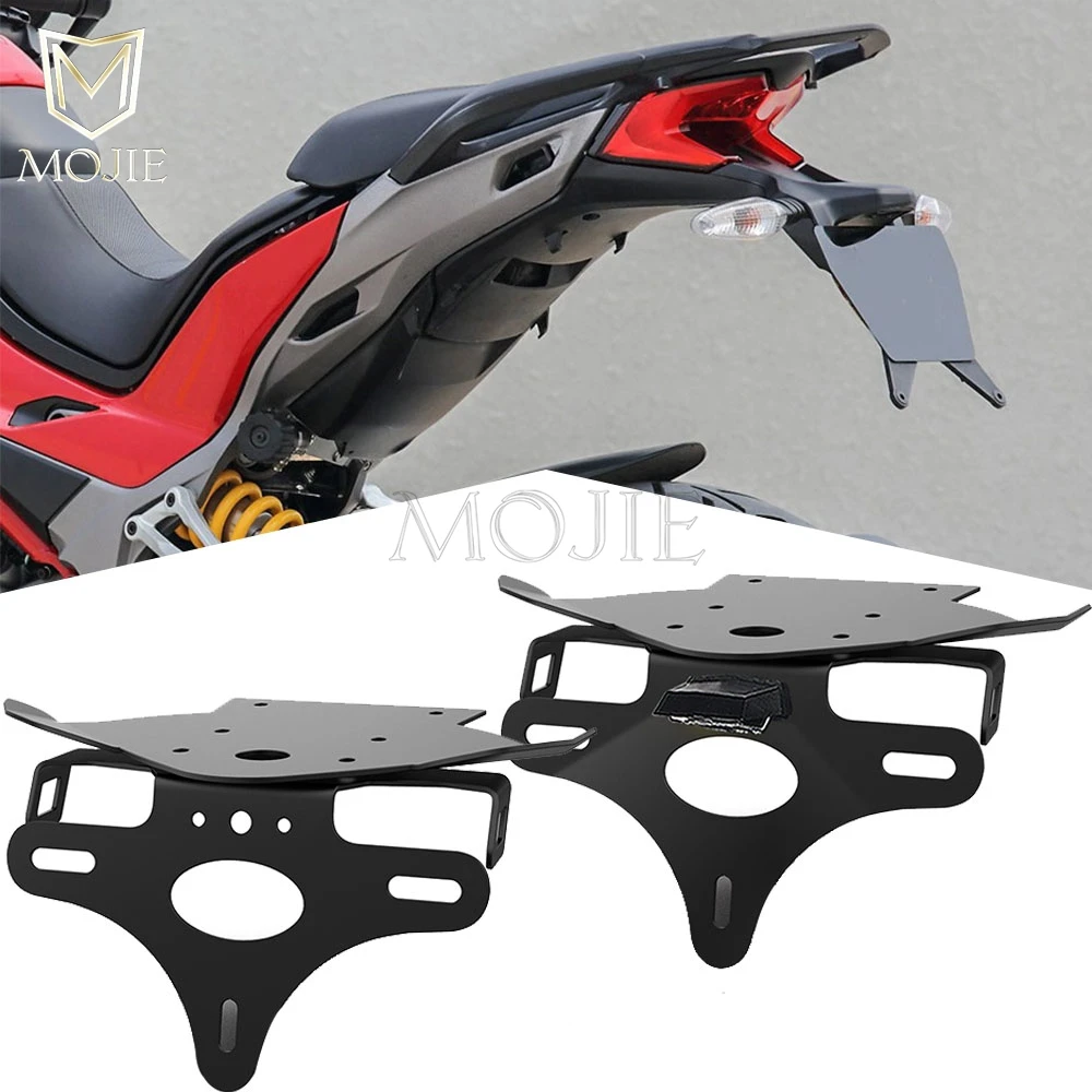 

License Plate Holder Bracket Rear Tail Tidy Fender Eliminator Kits For Ducati Multistrada 1200 1200S 2010-2011-2012-2013-2014