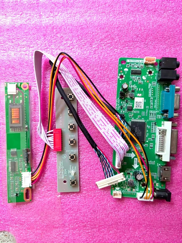 

Комплект монитора платы управления для B141EW04 V3 B141EW04 V4 LTN141W1-L04 LTN141W1-L05 Драйвер платы контроллера ЖК-экрана HDMI + DVI + VGA