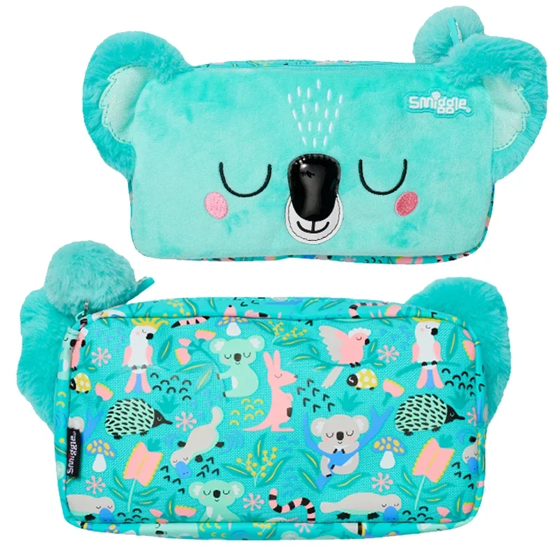 Australia Smiggle Children Beautiful Schoolbag Girl Backpack Mint Green Kawaii Koala Fashion Trend Kid Bags Outdoor Leisure Bag