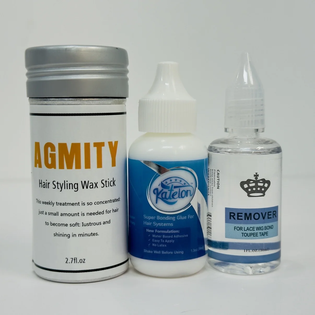 

Клей для парика спереди, дополнительная фиксация, водонепроницаемый, 38 мл, суперклейкий клей, 30 мл, средство для удаления клея для волос, восковая палочка для парика, кружево