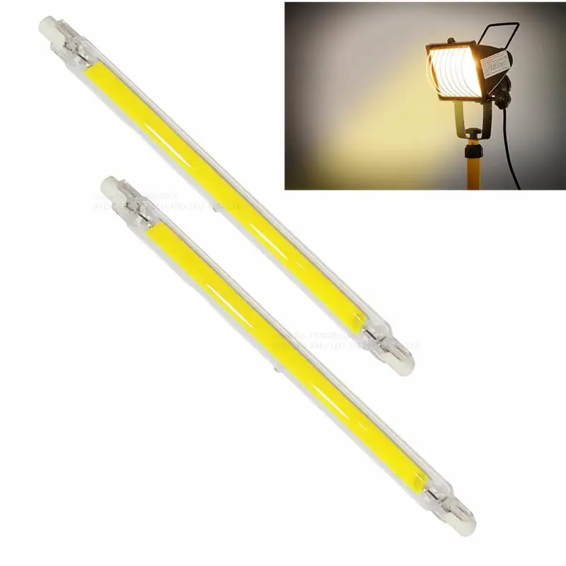 R7S LED 118mm 30W Halogen Bulb Glass Tube COB Bulb J118 AC110V 220V Cool White Warm White R7S Corn Lamp Replace Halogen Light