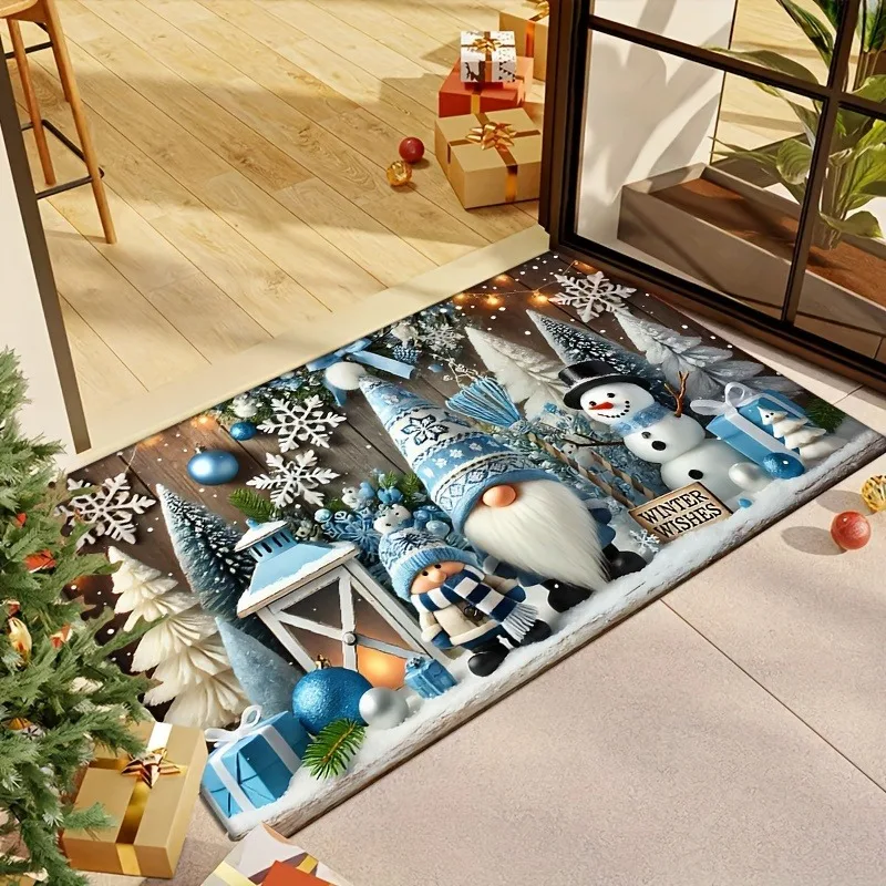 Hope You Like Cats Doormat Cartoon Colorful Cat Faces Print Entrance Floor Mat Cute Animal Welcome Mat Home Decor Rug