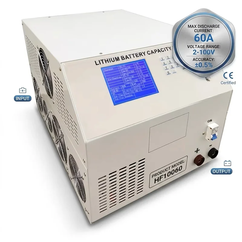2-100v/1-60a Lead Acid Battery Capacity Tester Battery