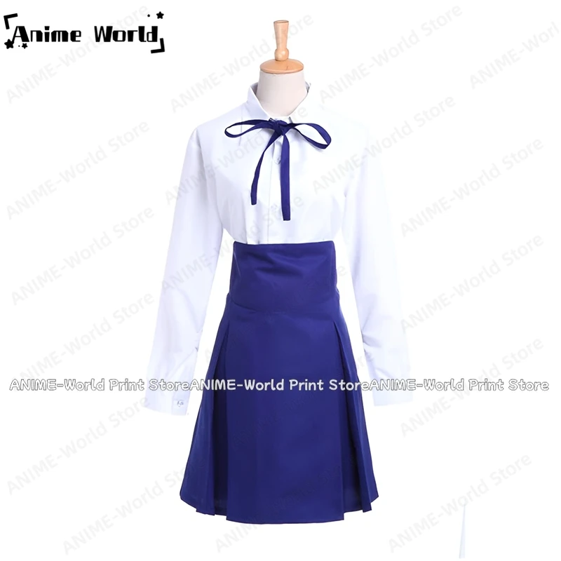 《Custom Size》Anime Fate Stay Night Casual Saber Uniform Dress Cosplay Costume Fancy Dress Christmas Party Halloween Uniform