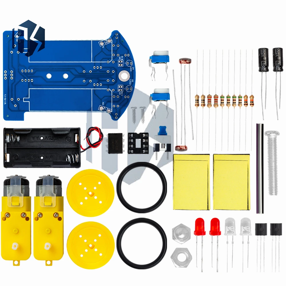 DIY Smart Car Kit – Line Tracking & Obstlement Avoidance Robot with TT Motor, Ultrasonic Sensor & Arduino Compatibility
