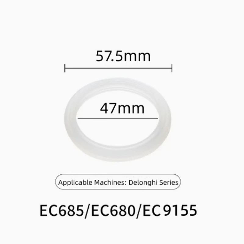 2 Piezas de Junta de Silicona para Cafetera DeLonghi EC685/EC680/EC9155, Accesorios para Café, Anillo de Vapor, Sellos de Junta para Cafetera, Anillo de Junta de Silicona