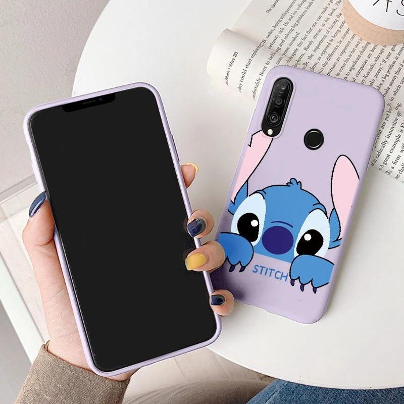 Classic Lilo Stitch Case For Huawei P30 P 30 Lite P30 Pro Phone Cover Cartoon Girl Gift Soft TPU Capa Coque Funda For Huawei P30