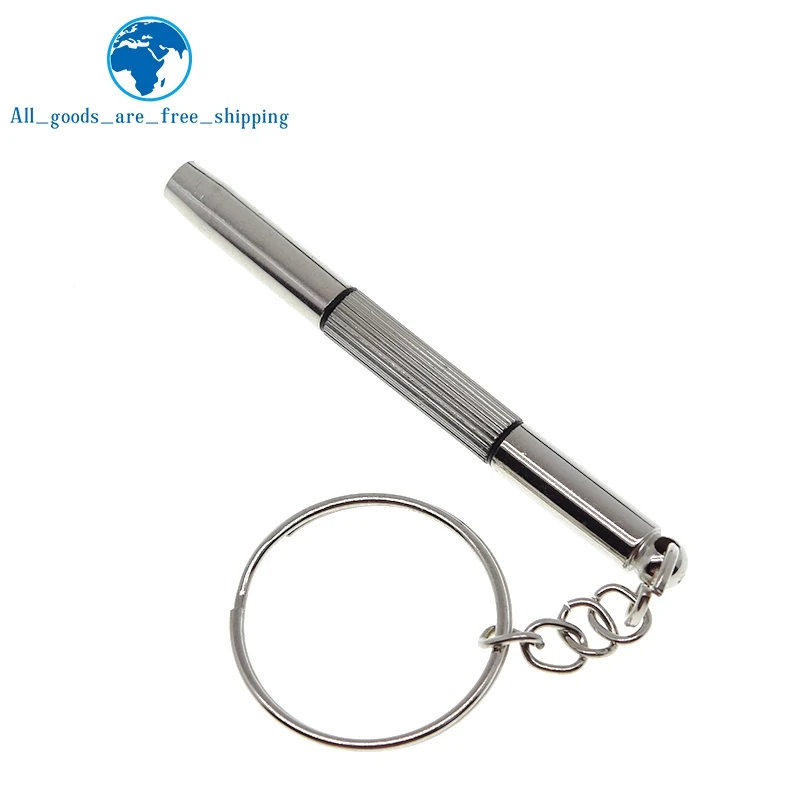 Portable 3 In 1 Screwdriver Eyeglass Sunglass Watch Repair Screwdriver Set Keychain Stainless Steel Mini Screwdriver Hand Tools