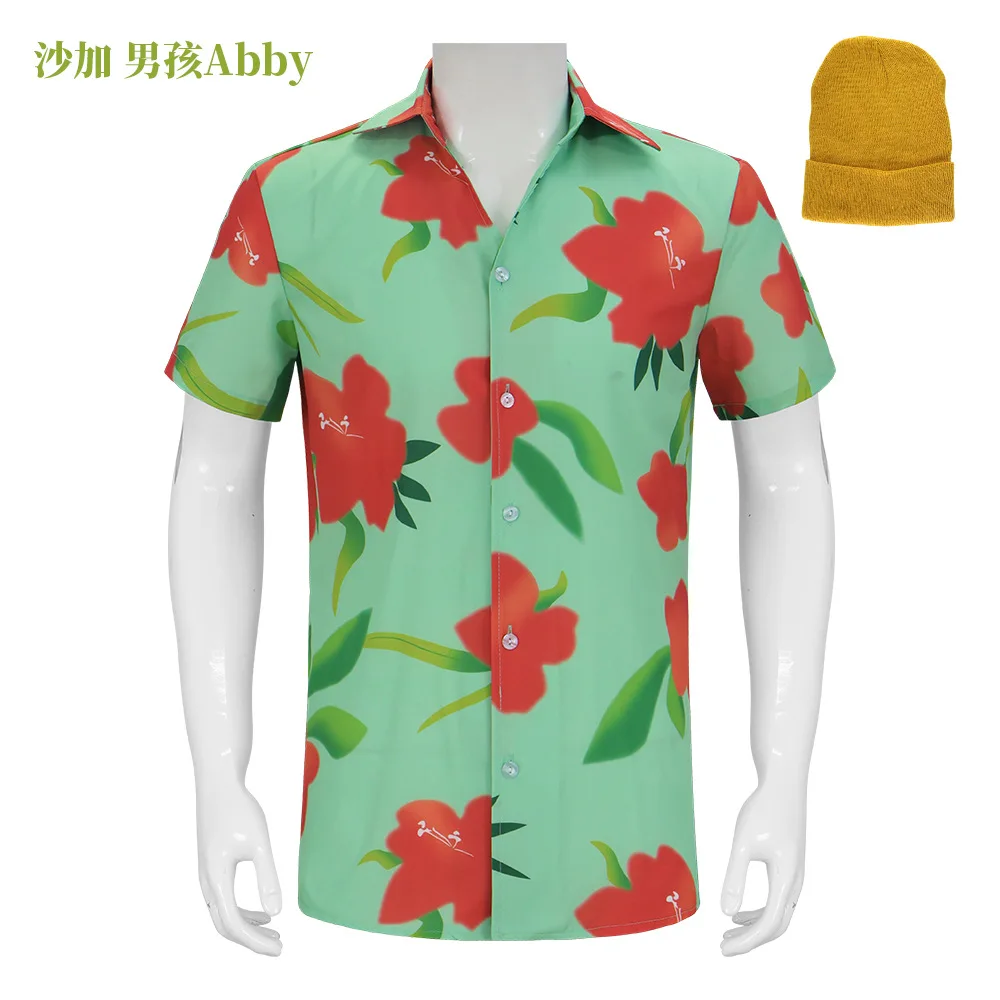 Anime Fantasia Demon Hunter of KPop Saja Boys Abby Cosplay T Shirt Clothing Disfraz Costume Men Halloween Carnival Party Clothes