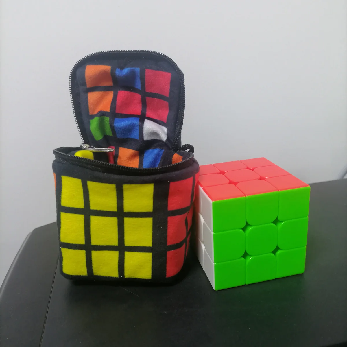 Magic Cube Bag for Rubiks Cube Accessories Twisty Puzzles Bags Double-Sided Portable Purses Pendants Kids Intelligence Toy Gifts