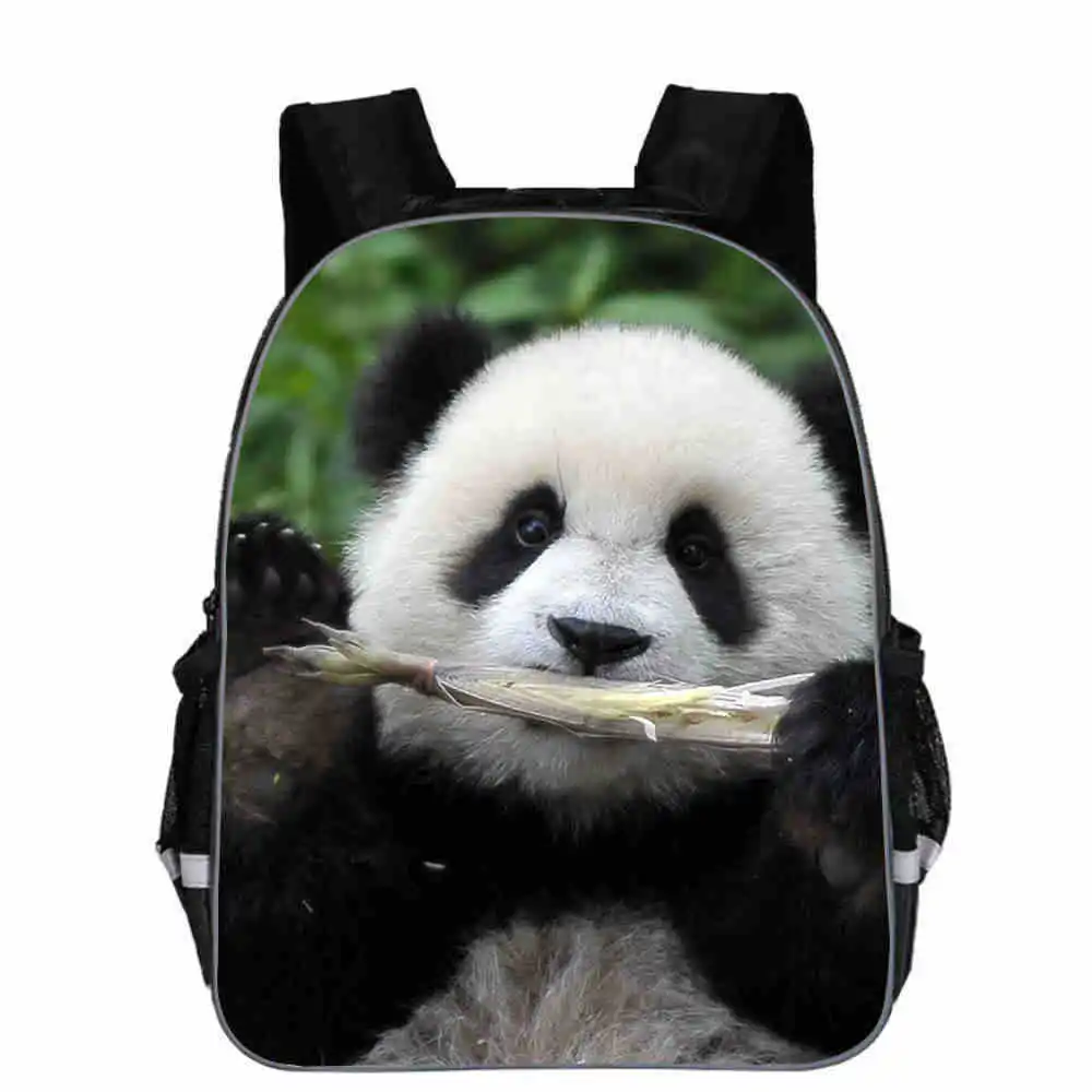 Kid School Bags Boys Girls Animal Panda Print Schoolbags Primary Student Large Capacity Backpack Sets Women/men Beautiful Bags