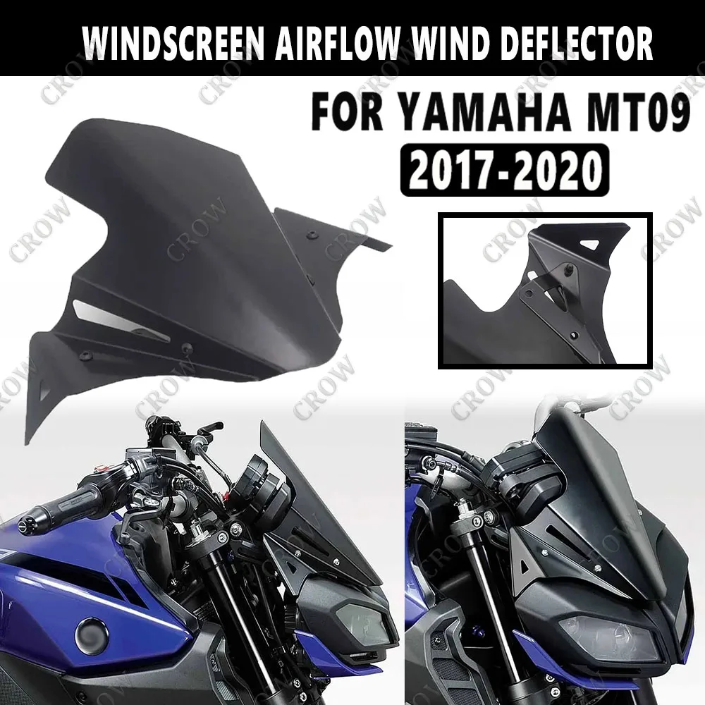 

MT-09 New Motorcycle Accessories Front Windshield And Windshields For Yamaha MT-09 MT09 2017 2018 2019 2020