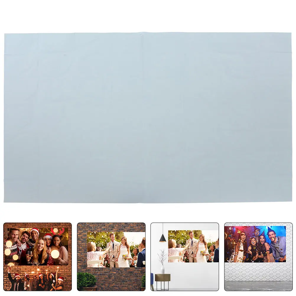 Anti-Glare Foldable Projection Screen Large Size Portable Projector Screen Outdoor Indoor High Definition Image