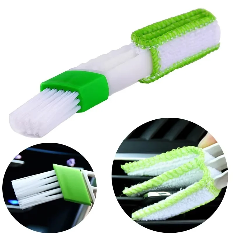 Car Air Conditioning Outlet Cleaning Brush Dust Remover Auto Dusting Blinds Keyboard Cleaner Car Interior Cleaning Accessories