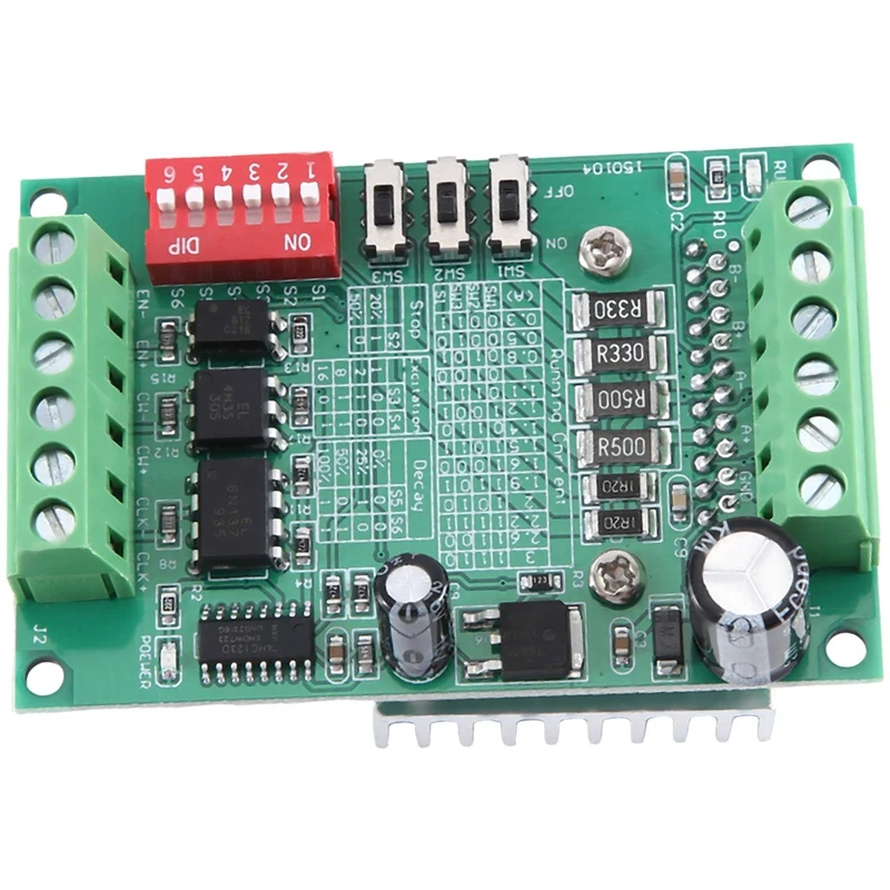 TB6560 3A Stepper Motor Driver 10-Speed Current Multi-Function Stepper Motor Driver Board Single Axis Controller Easy To Use