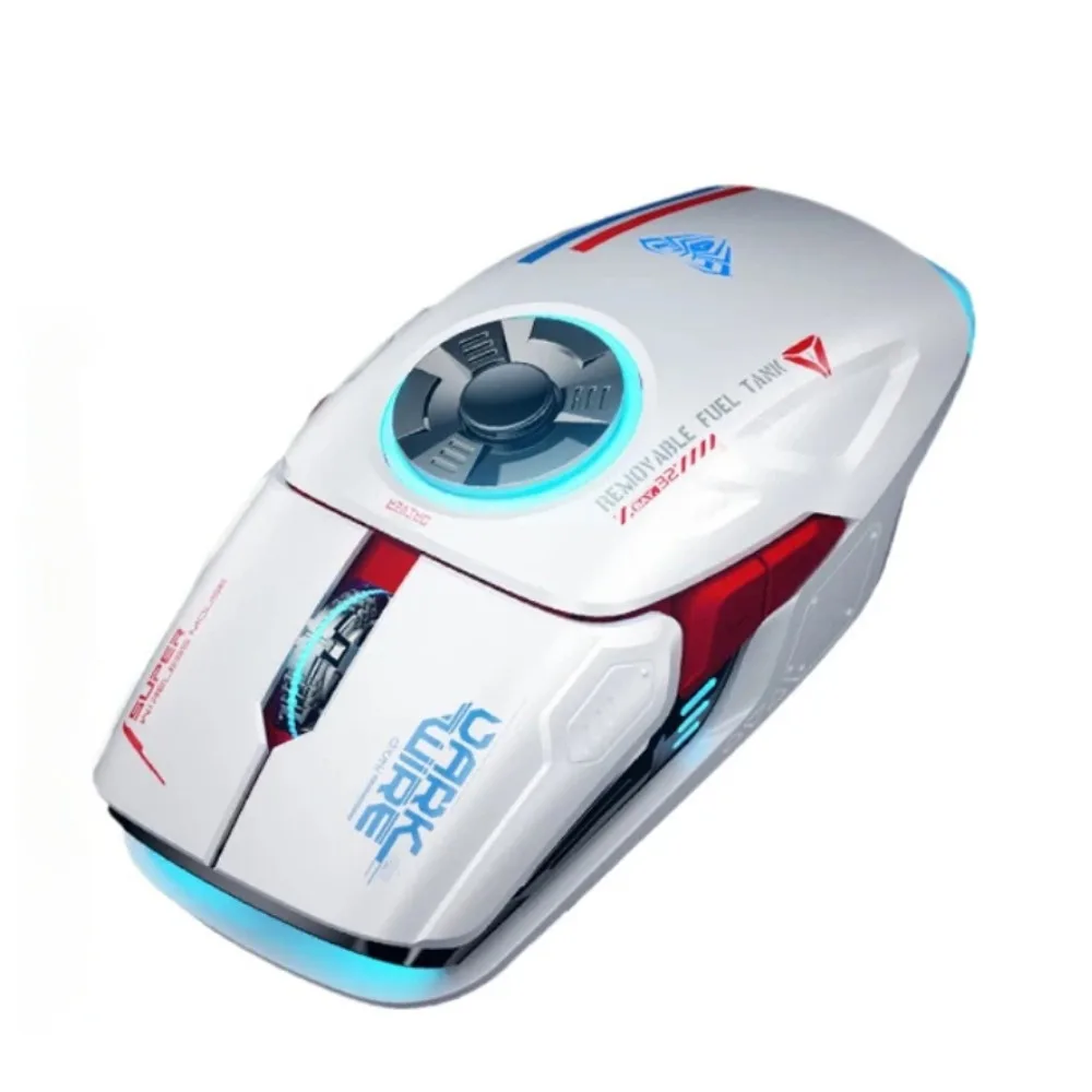 

AULA H530 Wireless Mouse Decompression Entertainment Quad Mode Bluetooth Gaming Charging RGB Light Effect