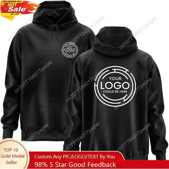 

Printbox Originals Custom Hoodie, Unisex Customized Hoodie, Add Your Image and Text, Personalized Hoodie