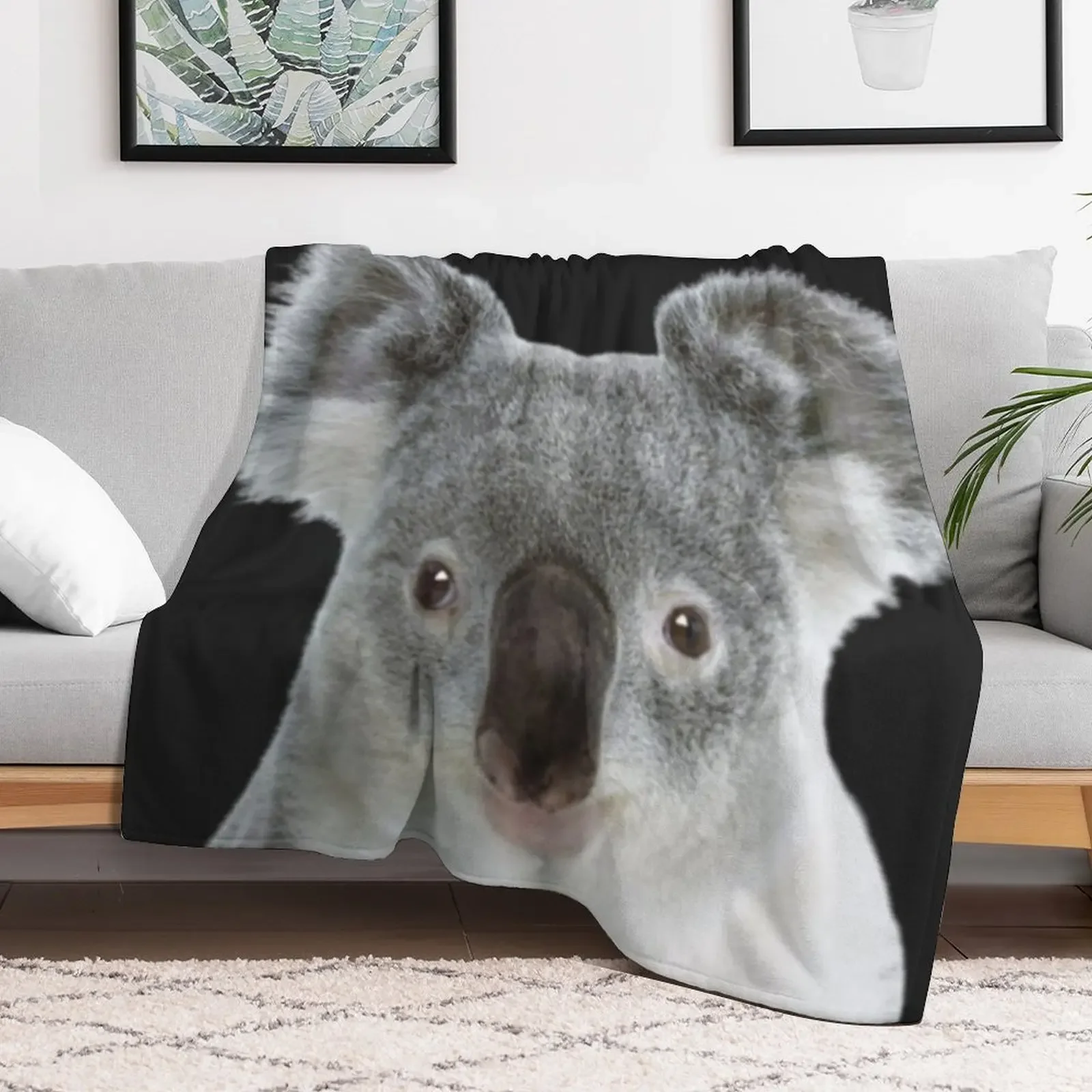 koala Throw Blanket Durable Warm Blanket for Daily Home Use