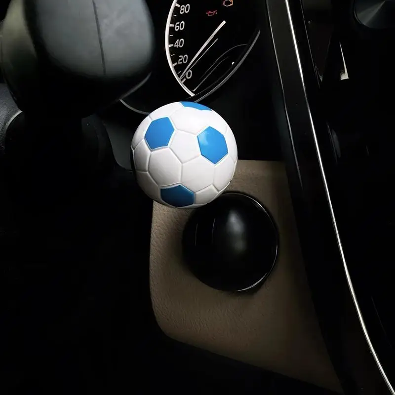 Car One-button Start Football Rocker Funny Football Shape Start Button Joystick Auto Button Start Lever Car Interior Accessories