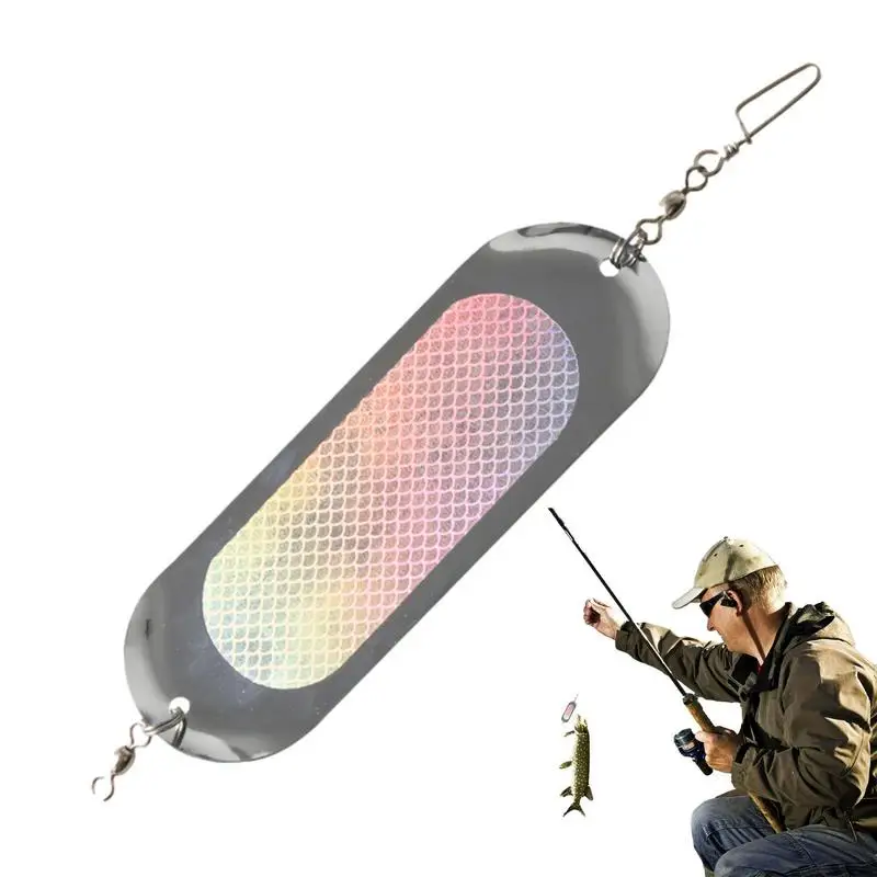 Diving Board Trolling Flasher Salmon Fishing 1pcs 23g Metal Flash Boards Dodgers Lure Sea Fishing Long Casting Trout Bass