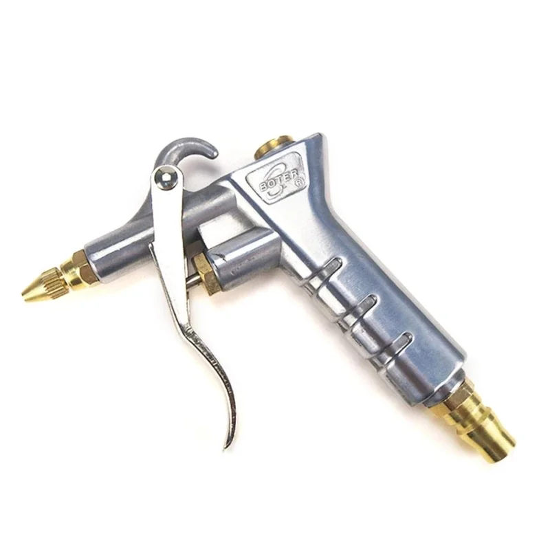 Imagem -05 - Pistolas ar Industrial Bocal Fluxo ar Ajustável Extensão Aço Compressor ar Pneumático Acessório Limpeza