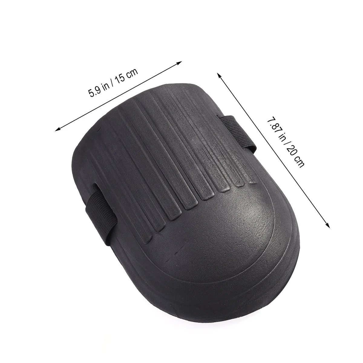 

1Pair Protective Gardening Knee Pads Black Eva Foam Soft Cushion Adjustable Strap Pads for Garden Work Gardening Accessories