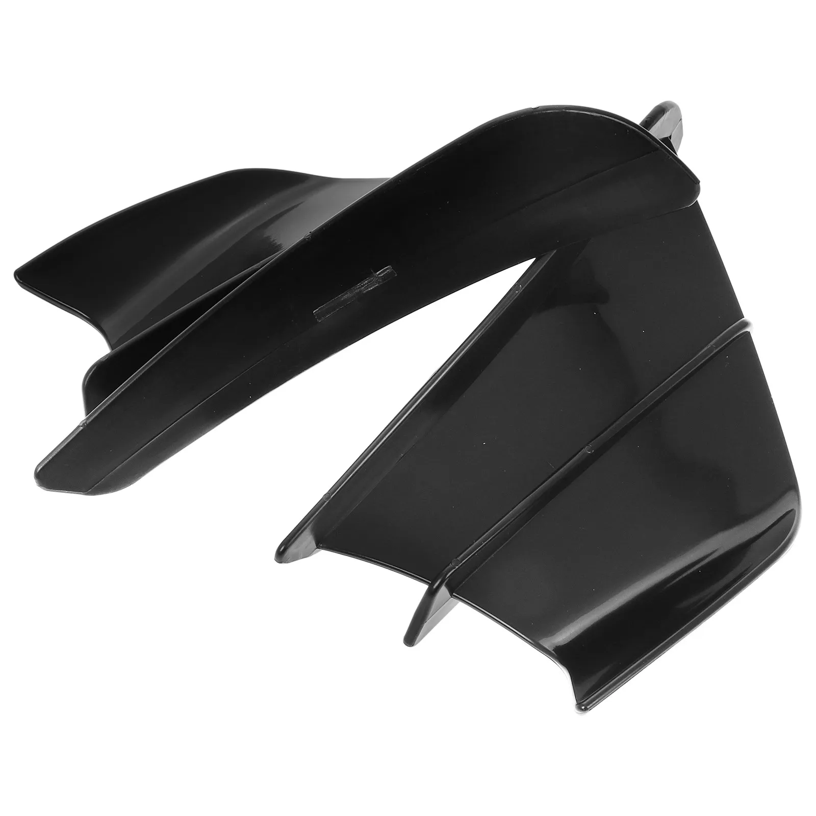 1 Paire d'ailes latérales universelles pour moto, kit d'ailes aérodynamiques, amplificateur de stabilité, aile de carénage avant, modification de moto