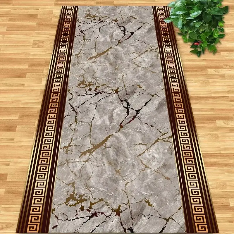 Geometry European Long Corridor Carpets for Hallway Washable Carpet Runner Living Room Long Runner Floor Mats Home Decoration