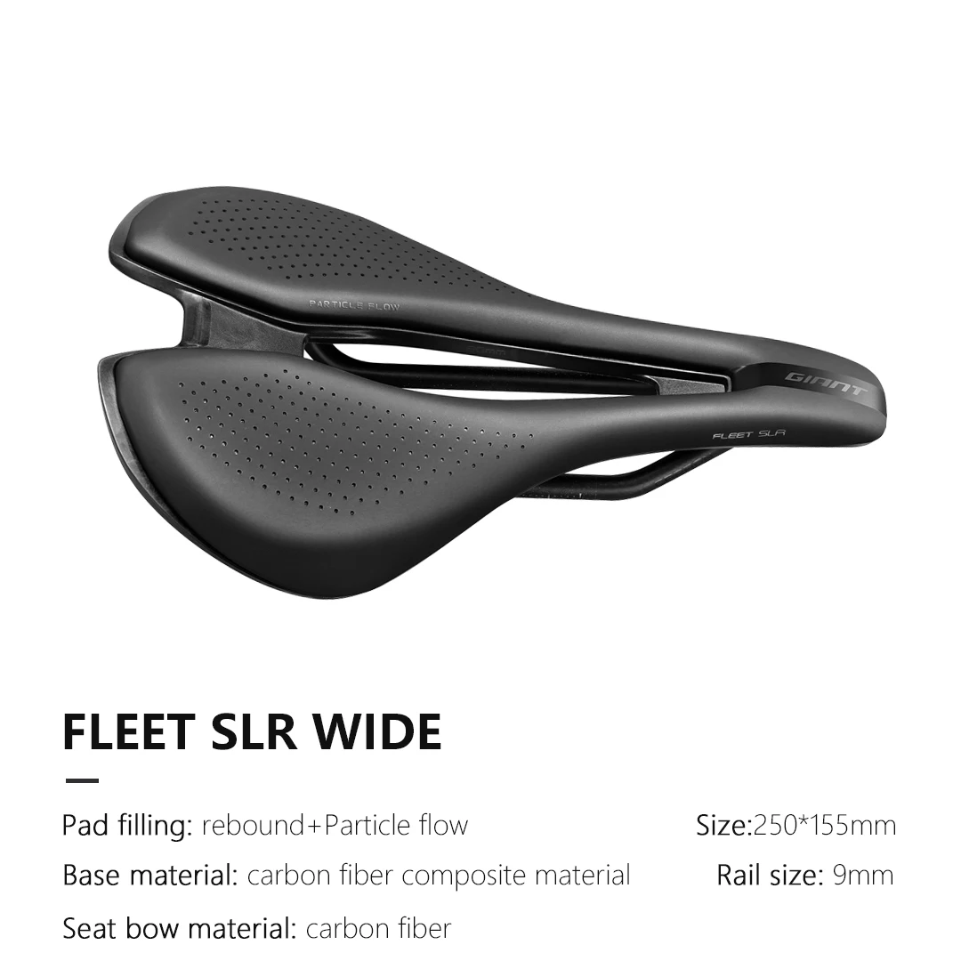 GIANT)white Fleet SLR SL Approach TCR Road Bike Saddle - Wide