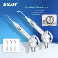 SYJH-máquina de chorro de arena para limpieza Dental, pulverizador para blanquear los dientes, pulidor Dental impulsado por aire, equipo de odontología