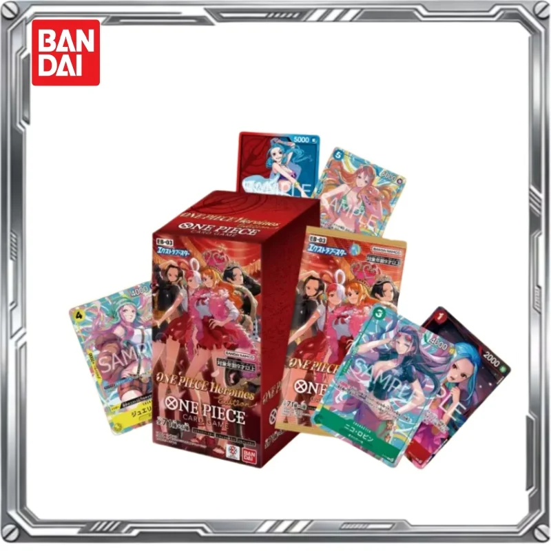 

Bandai One Piece Heroines OPCG EB03 Card Game Japanese Version Original Collection Battle TCG Cards Toy Gift Classic Comic Merch