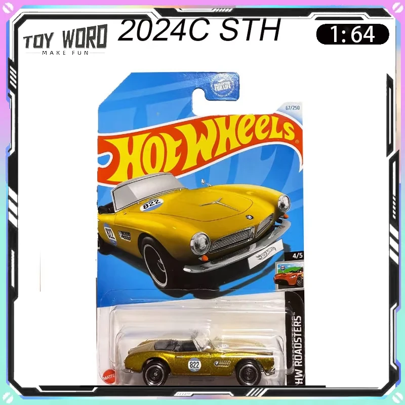 

Коллекционная модель автомобиля Hot Wheels STH 2024C BMW 507 Super Treasure Hunt, лимитированная серия, украшение для комнаты, игрушка-подарок для мальчика